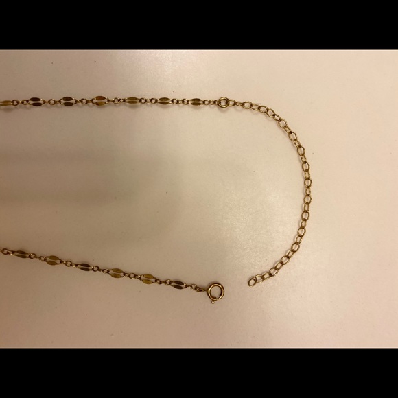 Gold lariat necklace - Picture 4 of 5